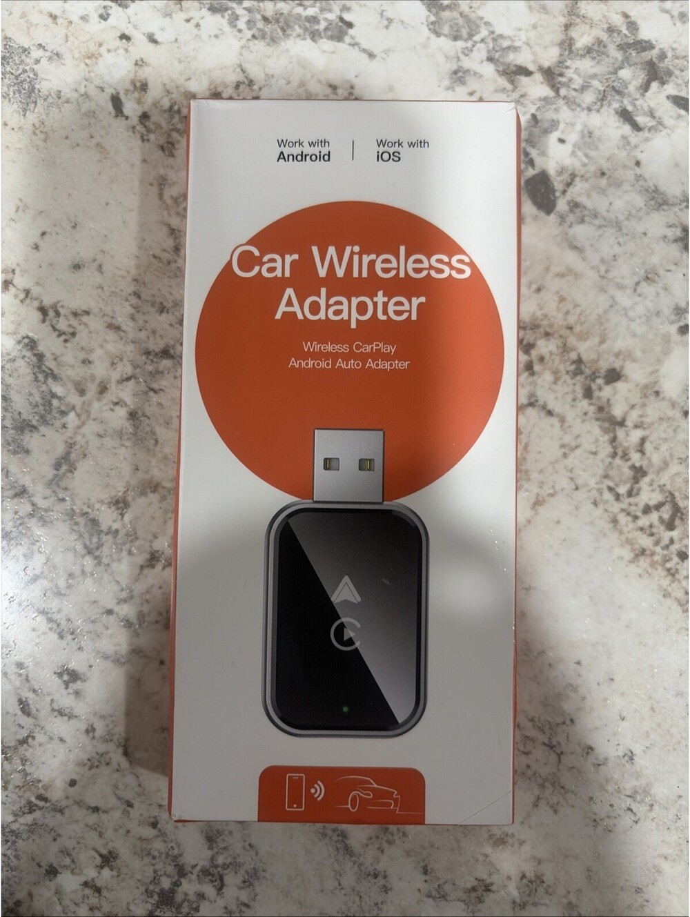 Android Auto Wireless Adapter for Cars, Easy Setup, Fast & Stable, Plug & Play